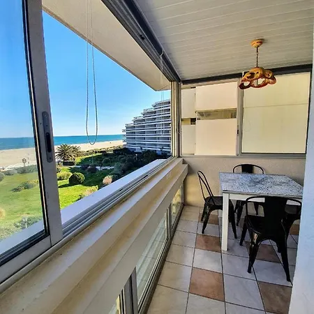 Appart Face A La Mer Les Pieds Dans L'Eau Canet-en-Roussillon Exterior photo